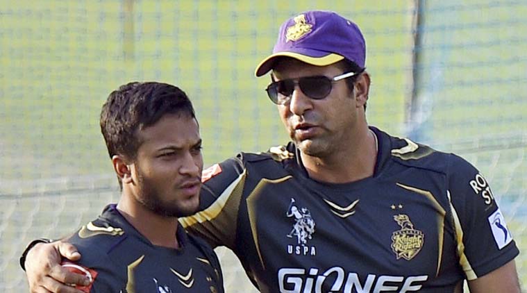 Wasim Akram is the bowling consultant With Kolkata Knight Riders (Source :PTI)