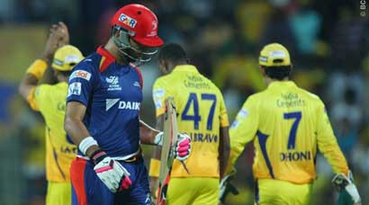 IPL 8: CSK defeat DD in thriller, win by a run
