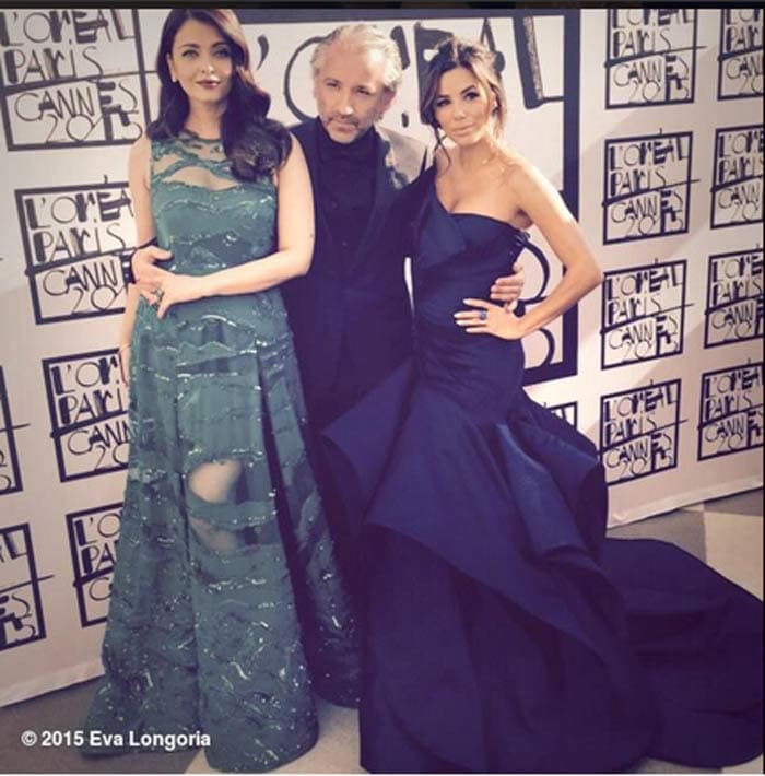 Aishwarya Rai Bachchan, Eva Longoria Chapuy Cyril, Cannes 2015