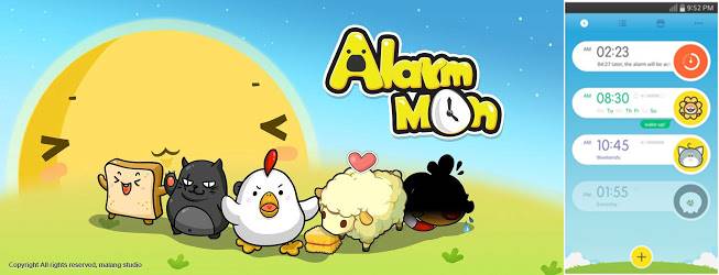 AlarmMon is created by Seoul-based Malang Studios
