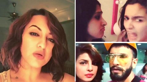 Alia Bhatt, Sonakshi Sinha, Priyanka Chopra and Ranveer Singh's Dubsmash  videos | Entertainment News,The Indian Express