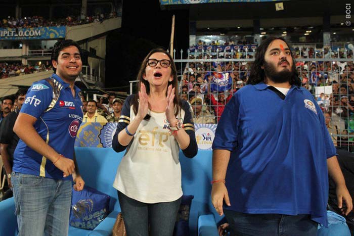 Nita Ambani, Anant Ambani, Akash Ambani, Ambani family, Mukesh Ambani, Mumbai Indians, MI vs CSK, CSK vs MI, MI CSK, CSK vs MI, IPL Final, IPL 8 Final, Cricket