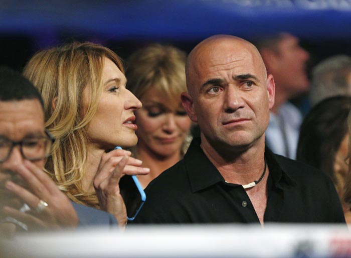 Mayweather vs Pacquiao, Mayweather vs Pacquiao Fight, Mayweather vs Pacquiao live, Paris Hilton, watch Mayweather vs Pacquiao, Mayweather, Andre Agassi, Drew Barrymore, Football News, Football