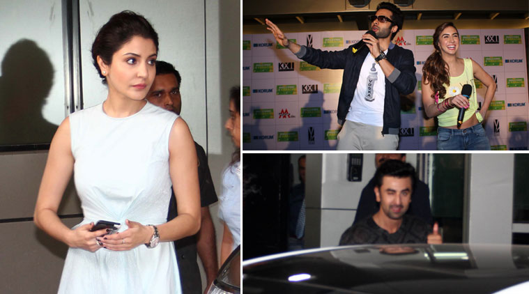anushka sharma, ranbir kapoor, jackky bhagnani, lauren gottlieb