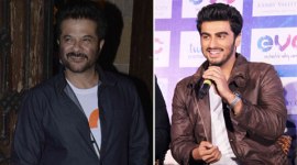 arjun kapoor, anil kapoor, arjun kapoor anil kapoor talk show, dhina dhin dha moment, arjun kapoor throwback moment, arjun kapoor anil kapoor mubaraka, arjun kapoor anil kapoor films, arjun kapoor half girlfriend, indian express news, indian express, entertainment news