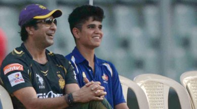 Arjun Tendulkar, Arjun Tendulkar cricket, Sachin Tendulkar, Sachin Tendulkar Son, Wasim Akram, Akram Arjun Tendulkar, IPL 8, Cricket News, Cricket
