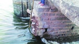 blast, blast on barrage, neera river, sand mafia, pune police, pune news, city news, local news, pune newsline, Indian Express