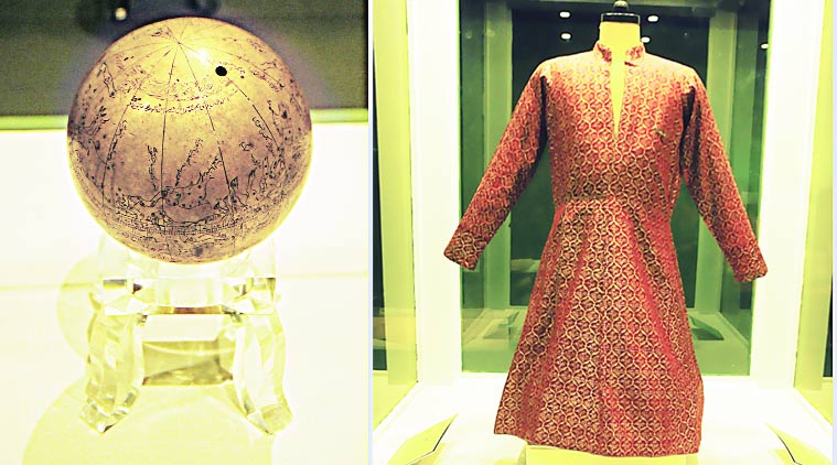 Islamic-style calligraphy, exhibition, artefacts, Talismanic tunic, National Museum, Arabic-Persian inscriptions, Talk