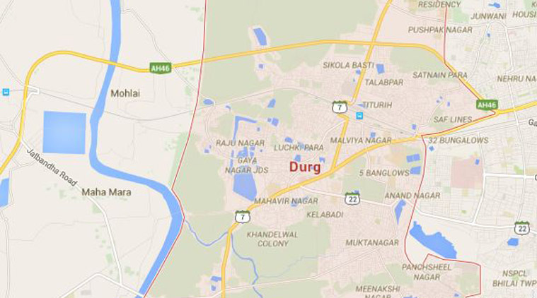 Chhattisgarh's Durg district. (Source: google Maps)