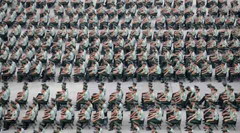 Chinese veterans, Chinese military veterans, Chinese veterans protest, Beijing veterans protest, Beijing protests, Beijing pensions protests, China news, world news, latest news, indian express