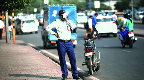 traffic light, chandigarh traffic, traffic light, chadigarh news, indian express