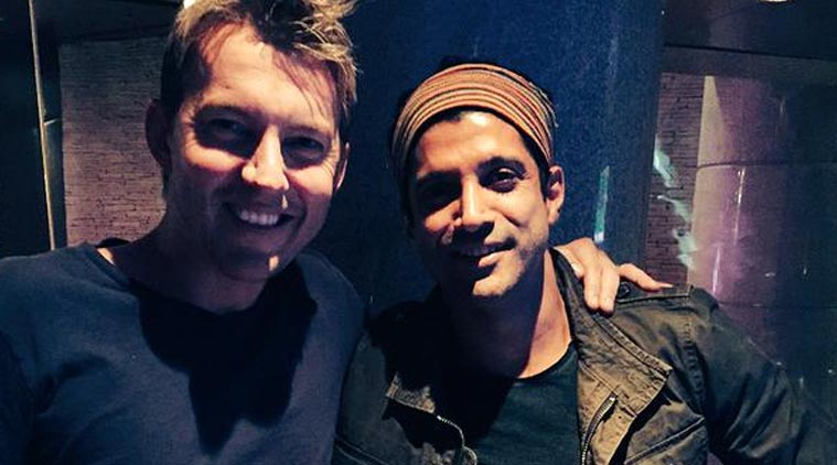 Farhan Akhtar, Brett Lee