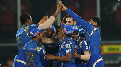 IPL 8: MI, RCB march into play-offs