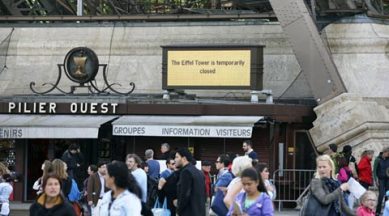 Eiffel tower, eiffel tower closed, paris eiffel tower, france eiffel tower, paris eiffle tower closed, paris eiffle tower shut, paris eiffle tower workers, paris eiffle tower closed tourist, paris news, eiffel tower news, france news, world news