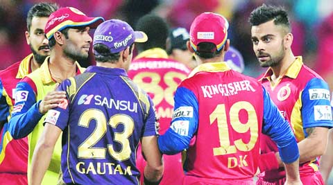 RCB vs KKR: Mandy comes in handy for Bangalore