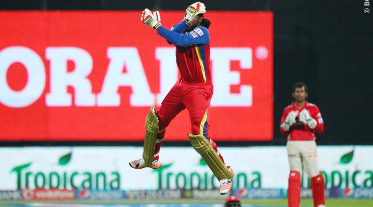 RCB vs KXIP, KXIP vs RCB, RCB KXIP, KXIP RCB, Chris Gayle, Gayle, Chris Gayle 100, RCB vs KXIP photos, IPL photos, Cricket, IPL 2015, Cricket