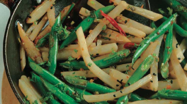 Herbed Beans with Potatoes recipe (Source: Nita Mehta)