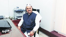 Jitender singh Tomar, Smriti Irani, AAP, AAP leader, Ilyas Azmi, Tomar removal, delhi news, city news, local news, Indian Express