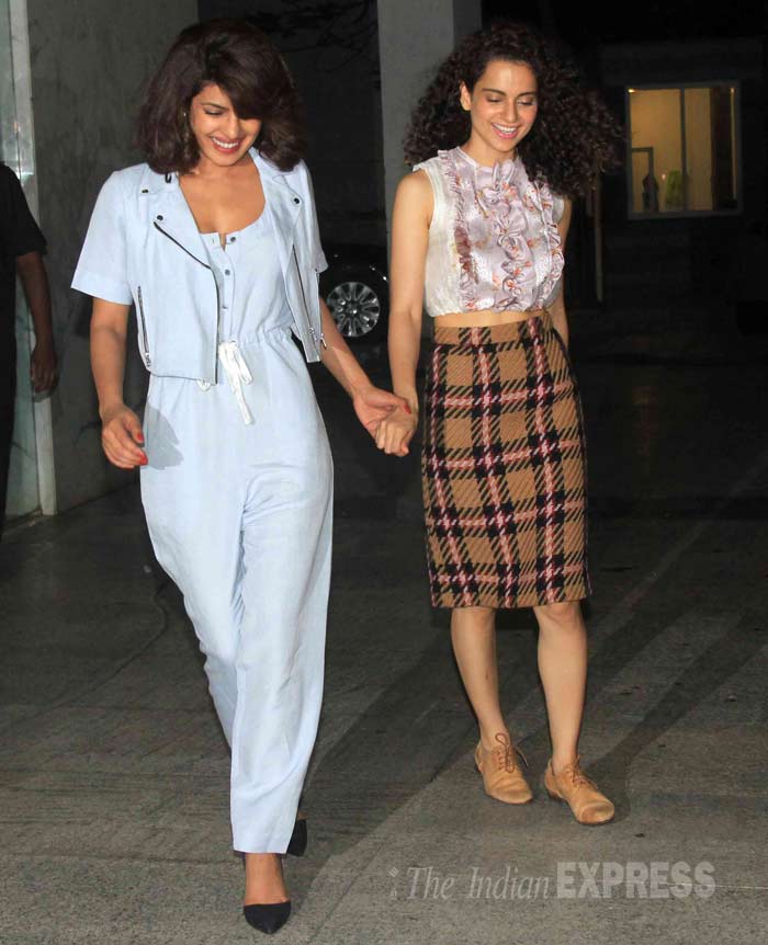 Priyanka Chopra, Kangana Ranaut, Priyanka Kangana, Priyanka Kangana National Award win, Aamir Khan, Zoya Akhtar, Priyanka Kangana photos
