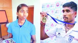 g laxmanan, surya longanathan, tamil nadu sports club, federation cup, federation cup gold winners, 5000 metres federation cup, mangalore sports news, mangalore news, india news, india sports news, indian express sports, indian express