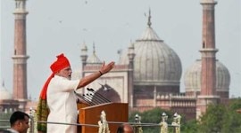 MODI-FORT-SMALL Modi government, Narendra Modi, PM Modi, Modi, Modi news, Modi 1 year, bjp govt 1 year, modi govt accomplishment, modi govt, progress, Modi economic success, Chidambaram coloumn, indian express, indian express editoria, india news