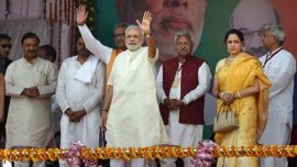 modi, narendra modi, modi mathura, modi mathura rally, PM Modi in Mathura, Narendra modi in Mathura, Mathura rally BJP, BJP mathura rally, Modi one year, Modi govt one year, PM Narendra Modi 1 year, Modi news, india news, mathra news, latest news, express column