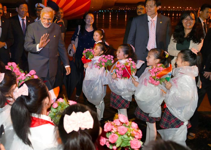 narendra modi, PM Modi, Modi in China, Modi in Shanghai, Modi China visit, Modi Indian community, Modi CEOs sanghai, Modi CEO meeting, Gandhian Centre in China, Gandhian studies centre in China, Modi Fudan University, Gandhian and Indian studies, Modi news, India news, China news, India China, India china relations, world news,