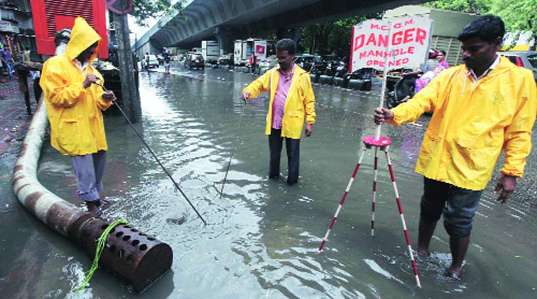 BMC, flood, hindmata, mumbai monsoon, monsoon, BRIMSTOWAD,  mumbai news, city news, local news, maharashtra news, Indian Express
