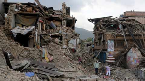 One year after deadly quake in Nepal, Villager enjoys visit from son,  grandson 