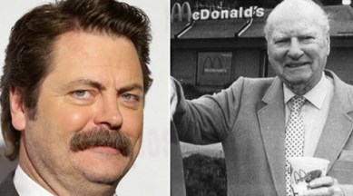 Nick Offerman, Dick McDonald, The Founder, Michael Keaton, Laura Dern, Nick Mcdonald, Nick Mcdonald Biopic, McDonald Biopic, Nick offerman Dick McDonald, McDonald Nick, Dick McDonald Biopic, Nick Offerman Biopic, Nick Offerman The Founder, Nick offerman in the founder, hollywood news, entertainment news