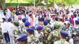 NSUI, NSUI protests, Panjab university, National Students Union of India, Lyngdoh Committee guidelines, chandigarh news