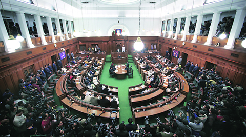 alka lamba, OP Sharma, aap, delhi, bjp, delhi assembly, delhi assembly winter session, delhi news