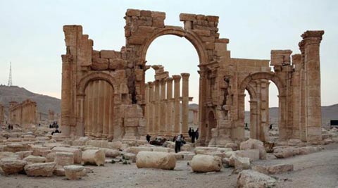 The ancient city of Palmyra in this file photo.