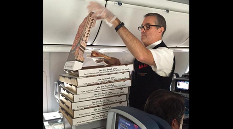 Delta pizza part, delta airlines, #deltapizzaparty, unites states of america, US delta pizza party, delta airlines pilot pizza party, delta atlanta flight, international news, news