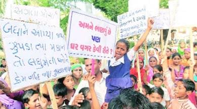 displaced family rally, rally, VMC, rehabilitation, VMC demolition drive , ahmedabad news, city news, local news, gujarat news, Indian Express