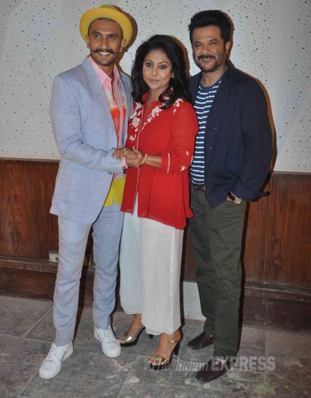 Ranveer Singh, Anil kapoor, Shefali Shah