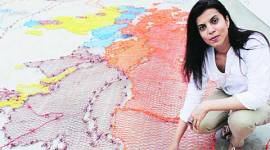 talk, art, designing, Reena Kallat, digital art, man made art,Vancouver Art Gallery Offsite