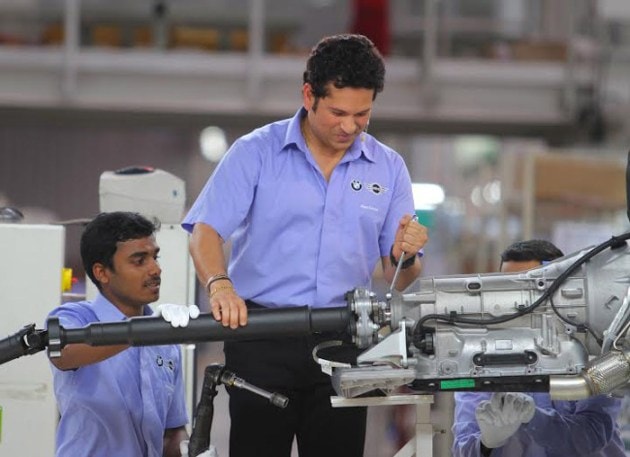 Sachin Tendulkar, BMW, BMW Sachin Tendulkar, Tendulkar, Tendulkar Photos, BMW photos, BMW factory photos, Sachin Tendulkar photos, Cricket photos, Cricket, BMW car photos