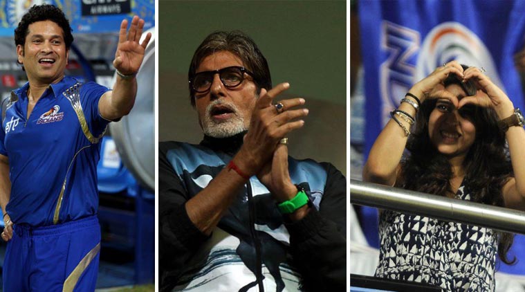 MI vs CSK, CSK vs MI, Mumbai Indians, Amitabh Bachchan, Sachin Tendulkar, Amitabh, sachin, Abhishek Bachchan, Rohit Sharma, Ritika Sajedh, Rohit Ritika, Cricket Photos, IPL Photos, MI CSK photos, IPL 8, Cricket