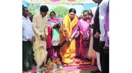 Smriti Irani, Maghrol village, Irani adopted village,Sansad Adarsh Gram Yojana, primary school, Wi-Fi access , ahmedabad news, city news, local news, gujarat news, Indian Express