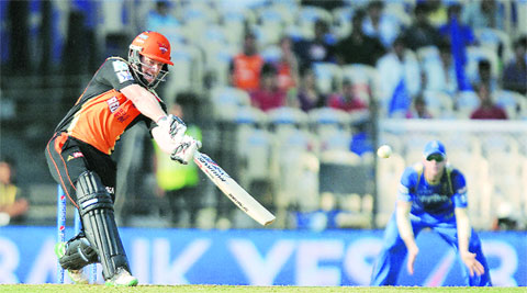 Quick-gun Eoin Morgan fires, SRH stay alive
