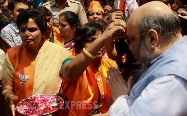 Amit Shah, BJP, Bhartiya Janta Party, Vijaya Rahatkar, Saroj pandey, Naari Samman Yatra, Jan Dhan Yojana, Beti Bachao Beti Padhao, Naari Samman Yojana, Himmat App, increasing Nirbhaya fund, Amit Shah News, Delhi News