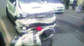 accident, road accident, delhi road accident, SUV accident, death, man killed, delhi police, delhi news, city news, local news, Indian Express