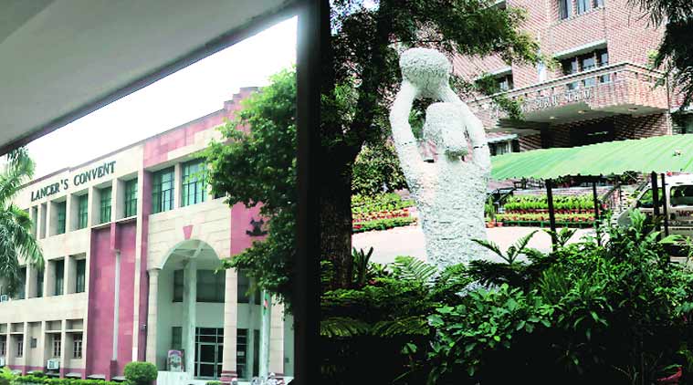 Lancer’s Convent and Bal Bharati Public School — two of the schools under probe.  (Source: Express photo by Amit Mehra)