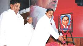 samajwadi party, dalit vote, dalit, sp, bsp, b r ambedkar, br ambedkar, ambedkar jayanti, shivpal yadav, arvind singh gope, rajendra choudhary, india news