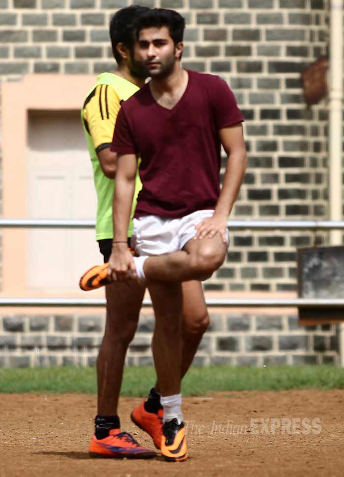 ranbir kapoor, abhishek bachchan, armaan jain, ranbir kapoor football, abhishek bachchan football, armaan jain football, abhishek bachchan ranbir kapoor, ranbir kapoor pics, abhishek bachchan pics, ranbir kapoor armaan jain, entertainment, bollywood pics, bollywood pictures