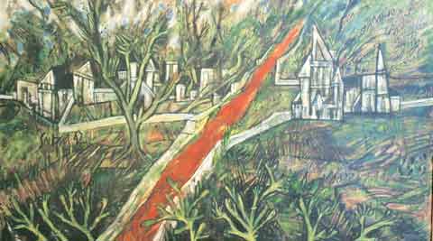 architecture, architectural blueprint, sh raza, sudarshan shetty, architecture exhibition, art exhibition, delhi art, delhi exhibition, delhi news, india news