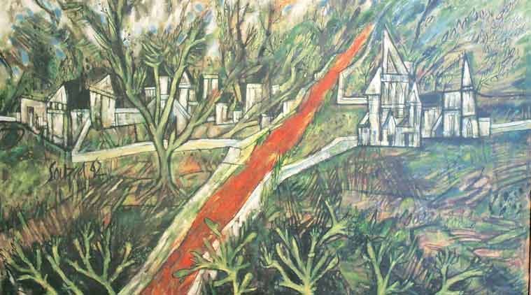 architecture, architectural blueprint, sh raza, sudarshan shetty, architecture exhibition, art exhibition, delhi art, delhi exhibition, delhi news, india news