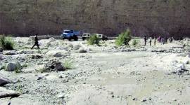 Ladakh border, Indian China, Indian China border, Border Roads Organisation, BRO, road on Shyok riverbed, Darbuk-Shyok-Daulat Beg Oldie, DSDBO, indian express, express news