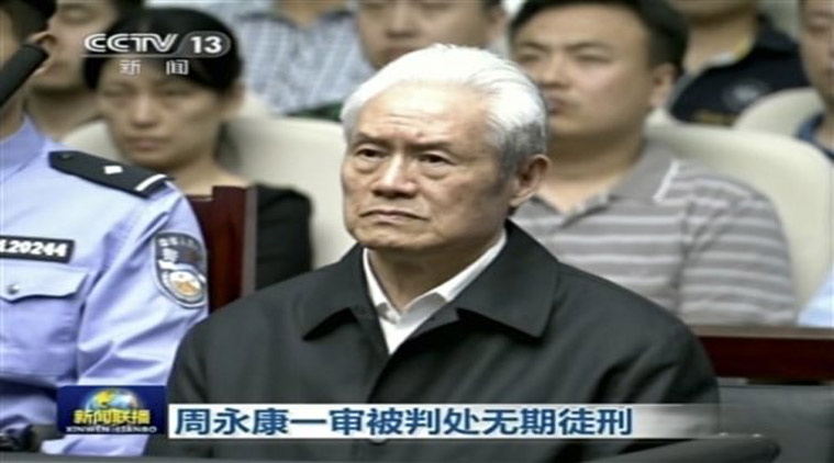 China, china news, chinese former security chief, security chief sentenced for life, security chief of china,  Zhou Yongkang, chinese Security chief, XI, chinese PM XI, asia news, world news